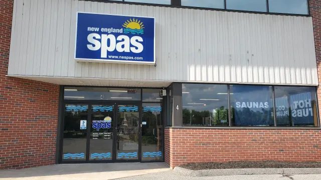 New England Spas Auburn showroom exterior